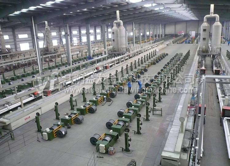 集中鍍銅焊絲生產(chǎn)工藝流程